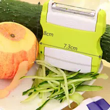 Кухня инструмент овощей картофель Морковь Огурец Фрукты Twister Slicer Пилер