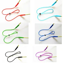 Новая однотонная цветная силиконовая Регулируемая цепочка для очков Женская и Мужская детская спортивная цепочка для очков