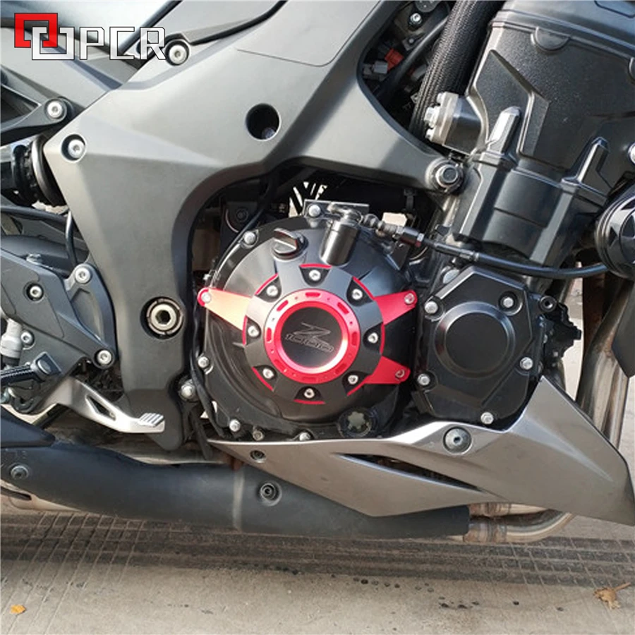 MotorcycleCNC Алюминий двигателя Защитная крышка гвардии протекторы для Kawasaki Z1000 2010 2017