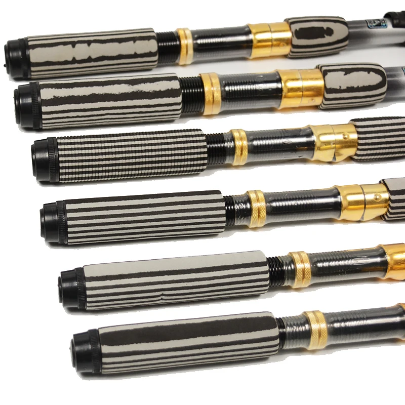 Portable Mini Telescopic Fishing Rods High Strength Carbon Fiber Cheap Fishing Rod Pole 1.3m for Sea River Lake Boat Fishing