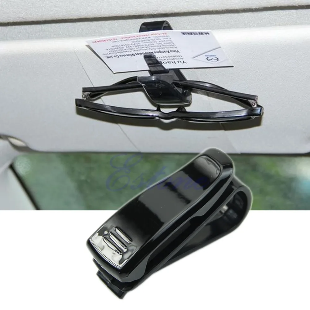 1pc New Car Visor Glasses Clip Sunglasses Business Bank Card Ticker