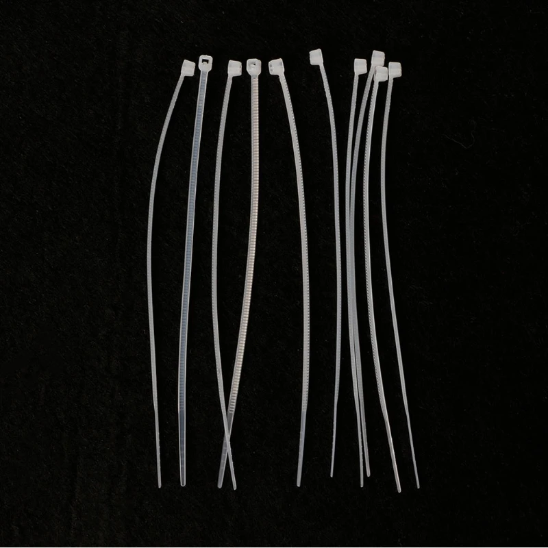 10 шт. регулируемые нейлоновые кабельные стяжки+ самоклеющиеся хомуты для крепления для управления проводом