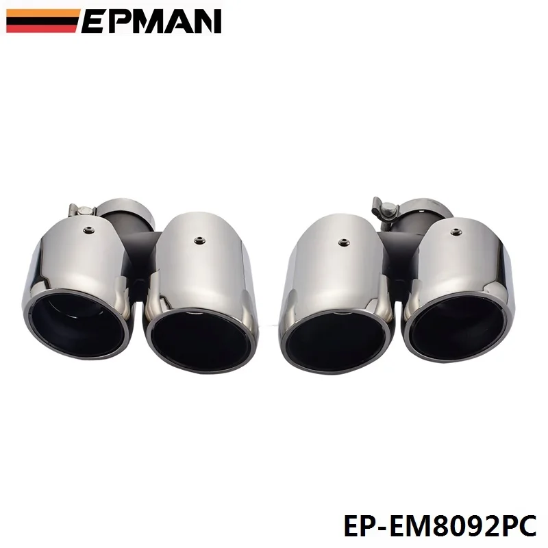 Хром 304 Нержавеющая сталь глушитель наконечник для Porsche 14 macan EP EM8092PC|tips exhaust|tip
