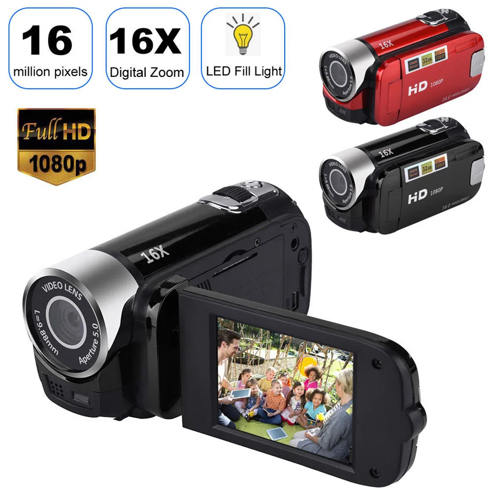 

1080P Camcorder Digital Camera Professional Anti-shake Gifts Wifi DVR High Definition Portable Night Vision Video Record Clear