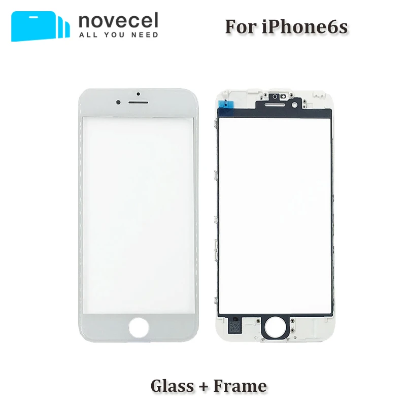 

Novecel A+ 2 in 1 Cold Press LCD Front Screen Glass Outer Lens with Frame for iphone 6 6s 7 plus LCD screen glass Replacement