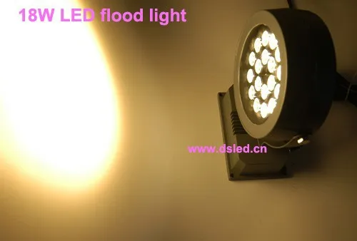 Хорошее качество, Водонепроницаемый, 18 Вт наружный точечный светодиодный светильник, светодиодный прожектор, 18X1 Вт, чип edison, 2 года гарантии, 110V-250VAC