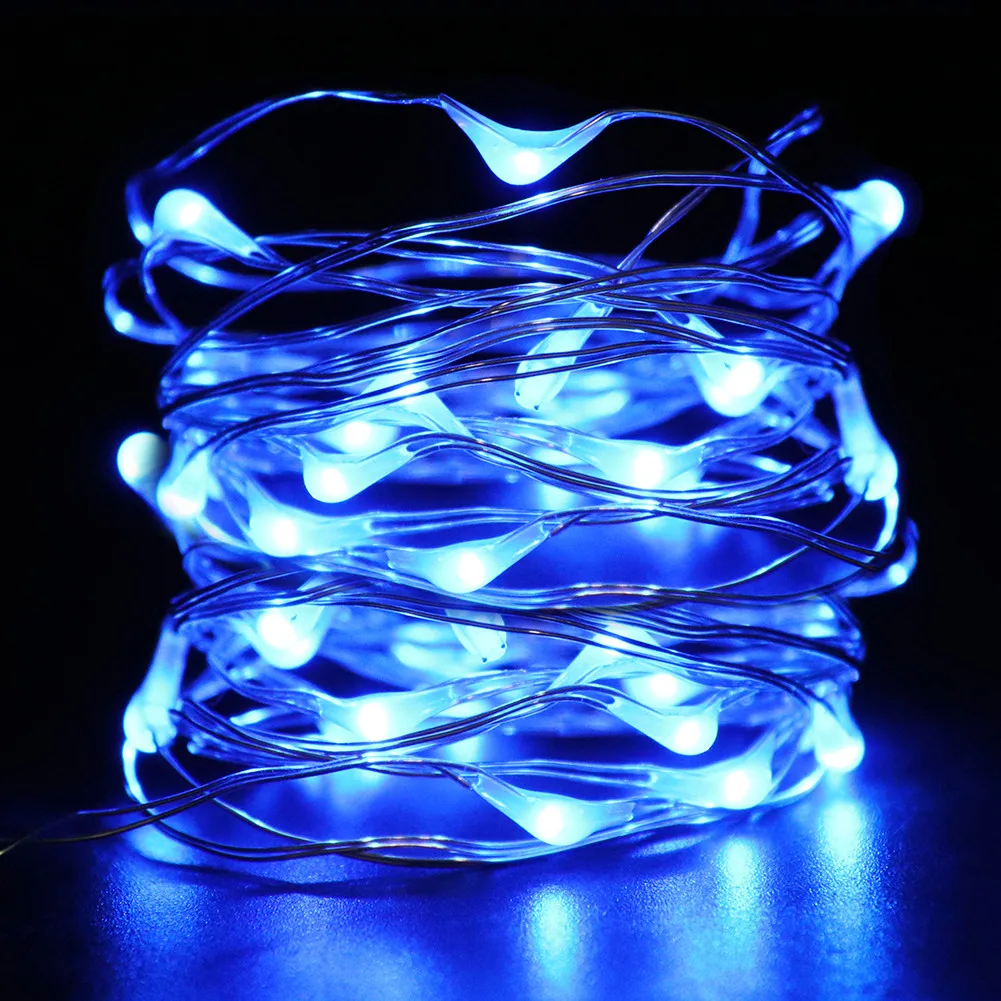 5 м/10 м USB медная серебряная проволока мини сказочное лампочное украшение гирлянда лампа для дома свадьбы рождественские огни с
