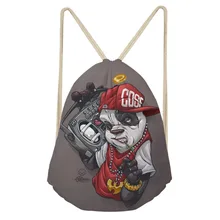 ThiKin мама стиль дизайн Drawstring сумка портативный рюкзак на веревках для женщин Мать Мода путешествия рюкзак