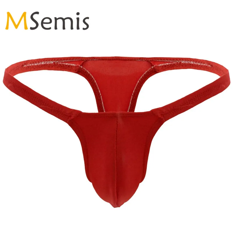 

Gay Swimwear Mens Bikini G-String Thongs Briefs Swimsuit Bulge Pouch Panties Male Thongs Underwear Swim Briefs Swimming Truck