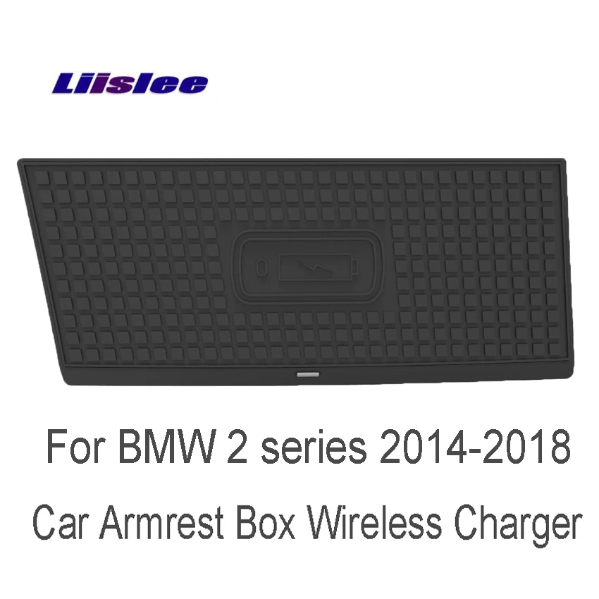 Liislee разное Коробка зарядное устройство wifi ящик для хранения BMW 2 F22 F45 F46~ автомобиля Быстрая зарядка Автомобильный держатель для мобильного телефона лампы Зарядное устройство