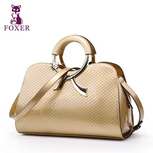 Foxer bolso de la marca 2017 nuevos bolsos de cuero de moda bolso retro bolsa de hombro/bolsos de las mujeres famosas marcas