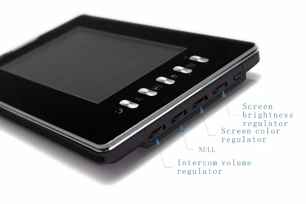SmartYIBA 7 ''цветной экран TFT ЖК дисплей Квартира видео монитор видеонаблюдения Крытый блок для видеодомофоны дверные звонки телефон двери