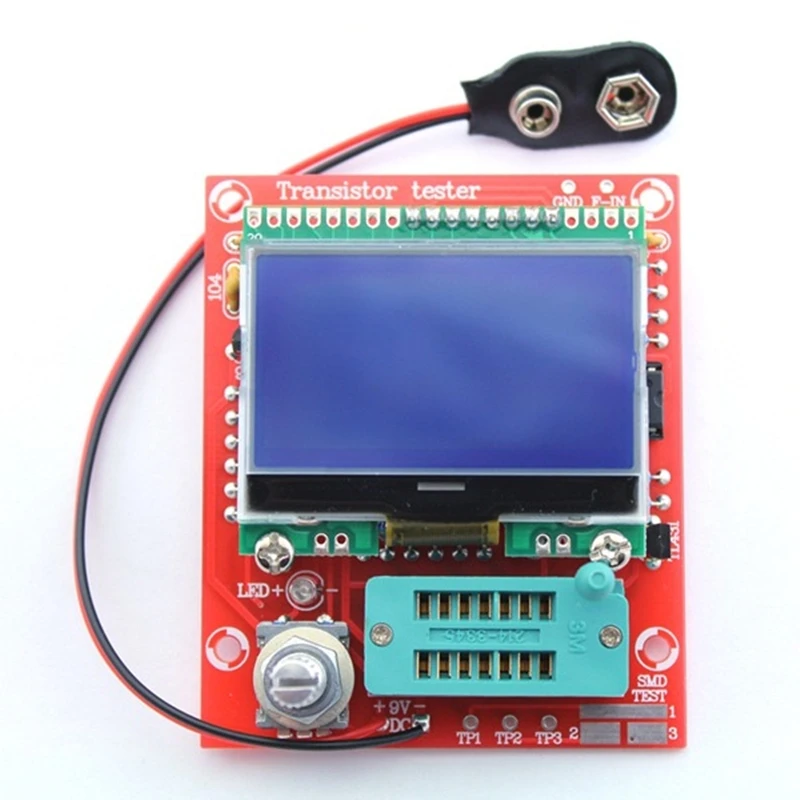 

FNIRSI DIY KITS Digital Combo Component M8 Transistor Tester Capacitor LCR Diode Capacitance ESR meter PWM Square wave