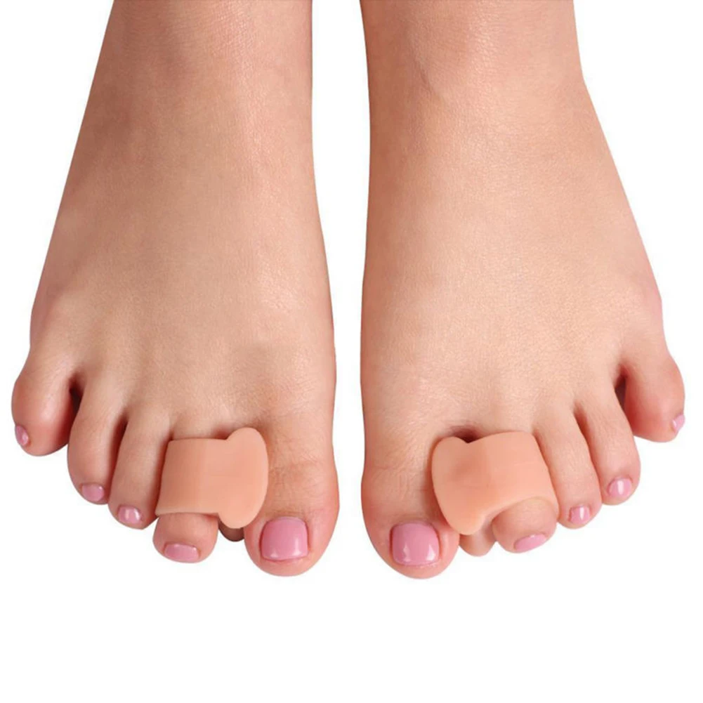 Gel Toe Separator Straightener Bunion Spacers Corrector Hallux Valgus Relief Massage & Relaxation New