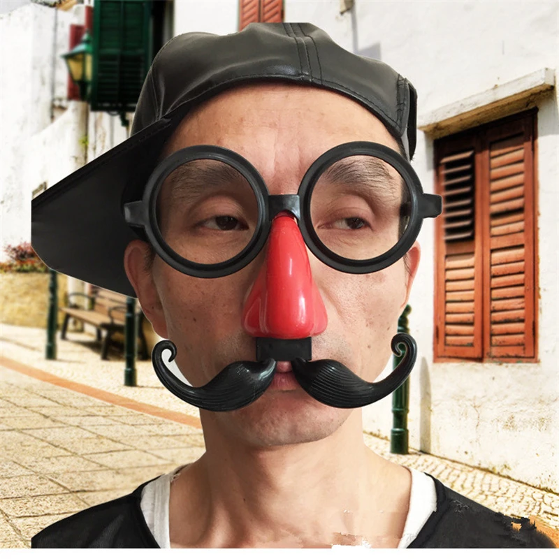 Fancy dress funny glasses image Fancy dress funny glasses image