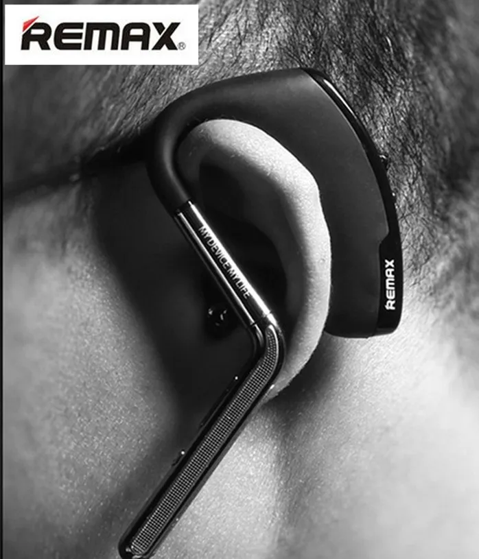 

Remax RB-T5 Bluetooth 4.1 Headset Wireless Stereo Ear Hook Earphone Headphone for iPhone Samsung Huawei smart phones