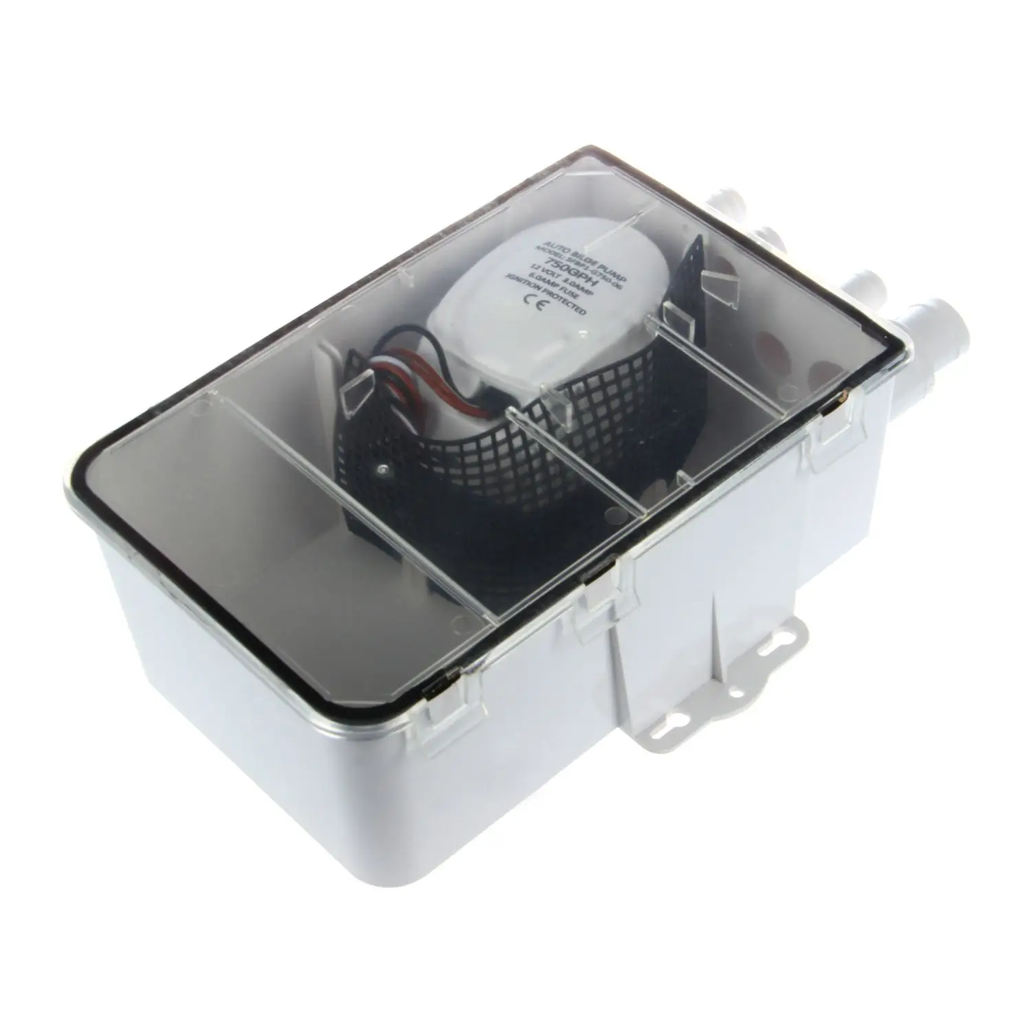 

High Quality Boat Marine Shower Sump Pump Drain Kit System DC 12V 750 GPH Multi-port Inlet Motor Home Shower Sump Water Pump Set