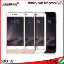 5800 Mah External Battery Charger Case For iphone 6s Backup Power Case Cover Power Bank For Apple iPhone 6 6s 4.7 Battery Case