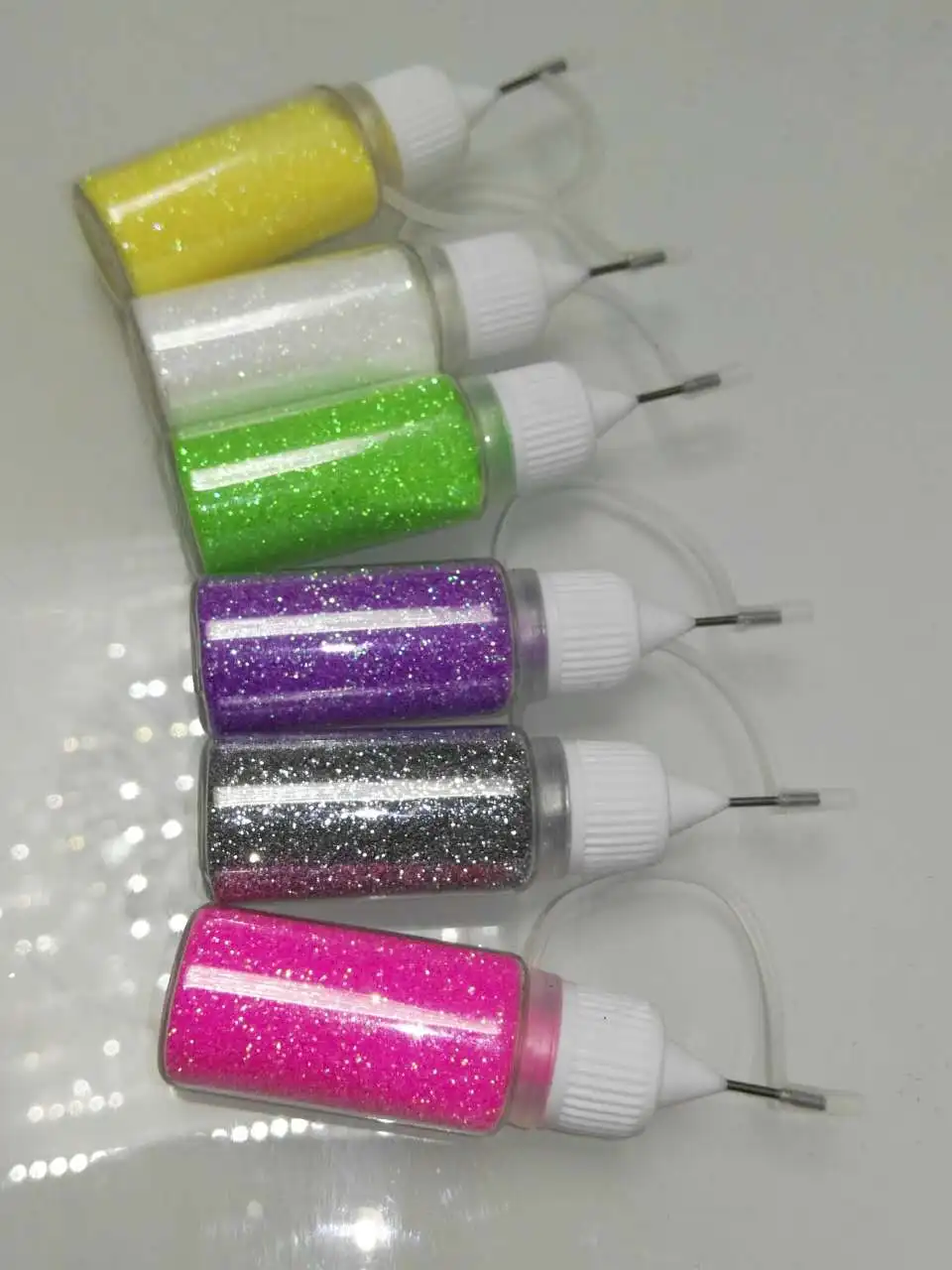 

Shimmer Crystal Multic and Magic Glitter Powder Design Nail Art Decoration Acrylic UV Gel Powder Dust Gem Polish Tools-green