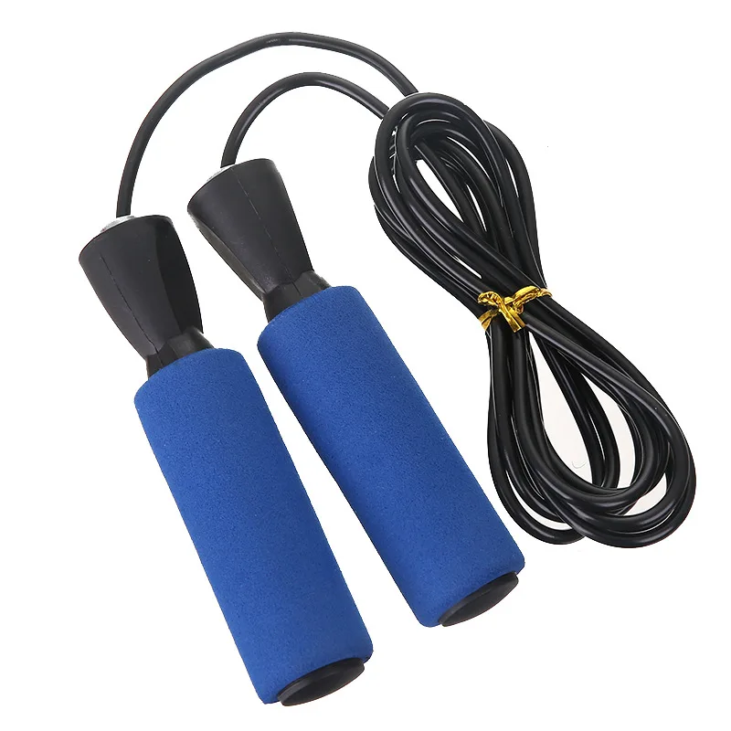 

Sponge handle Jump Ropes Sports Fitness Adjustable Fast Speed Counting Jump Skip Rope Physical Training Skipping Wire Men Women