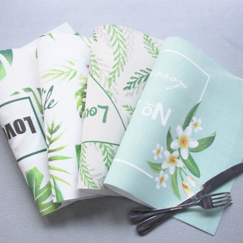 طيور النحام تحديد الموقع الطعام الجدول حصيرة تحديد الموقع الطعام الجدول PVC القرص عاء سادة الوقايات للماء مجموعة دي الجدول 2/ 4/6 قطع 45