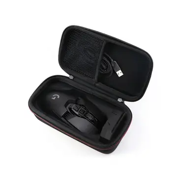 

Storage Bag Carrying Box Wireless Mouse Case Organizer Cover Pouch Hard Shell Waterproof Shockproof Travel for Logitech G502 Mic
