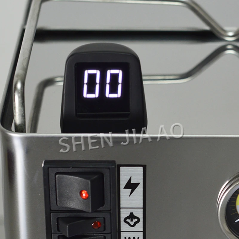 EM-18 Household Coffee Machine Italian Semi-Automatic Coffee Machine Stainless steel Espresso 9Bar machine 220V