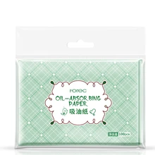 100 листов/упаковка, профессиональный макияж для лица, впитывающая масло, промокающая бумага для очищения лица, контроль масла, пленка, ткань