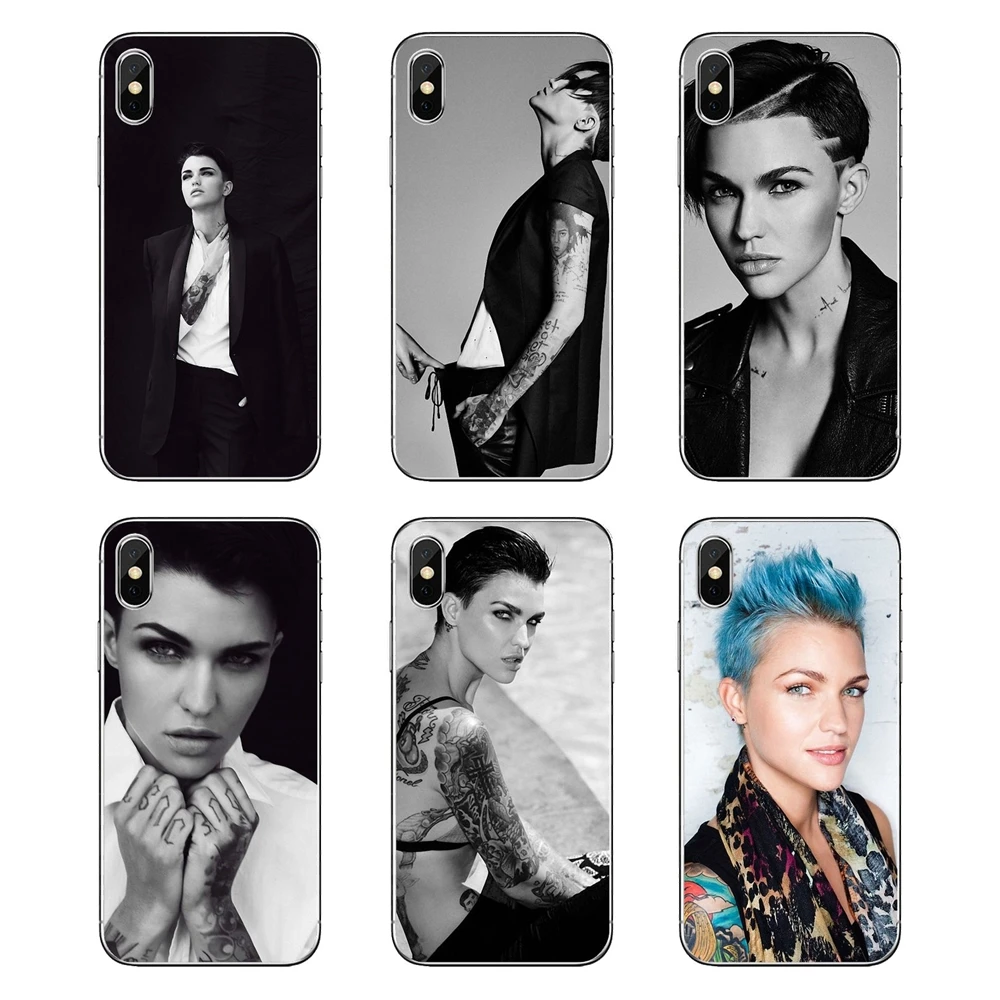 Australian star Ruby Rose Transparent Soft Shell Covers For Xiaomi Mi A1 A2 5X 6X 8 lite SE Pro Max Mix 2 2S 3 Mi5 Mi5S |