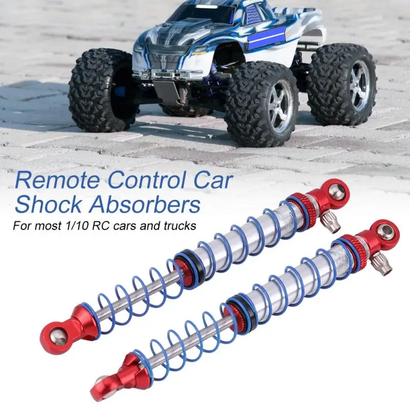 2pcs Set 110mm Remote Control Car Shock Absorber Aluminium Alloy Damper for 110 Truck Car
