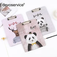 A4 животное деревянное многофункциональная папка с зажимом фанера студент письменный стол/Подушка клипсами стойка для досок для школы и офиса