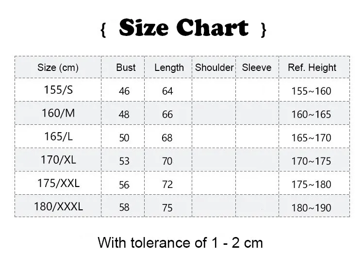 sublimation raglan SIZE CHART Newest