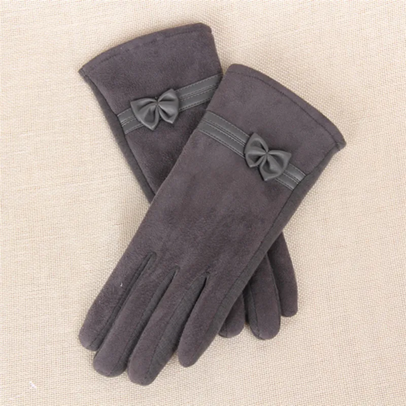 1Pair Winter Warm Screen Riding Drove Gloves for Women modis Hand Gloves guantes eldiven handschoenen 40FE1408