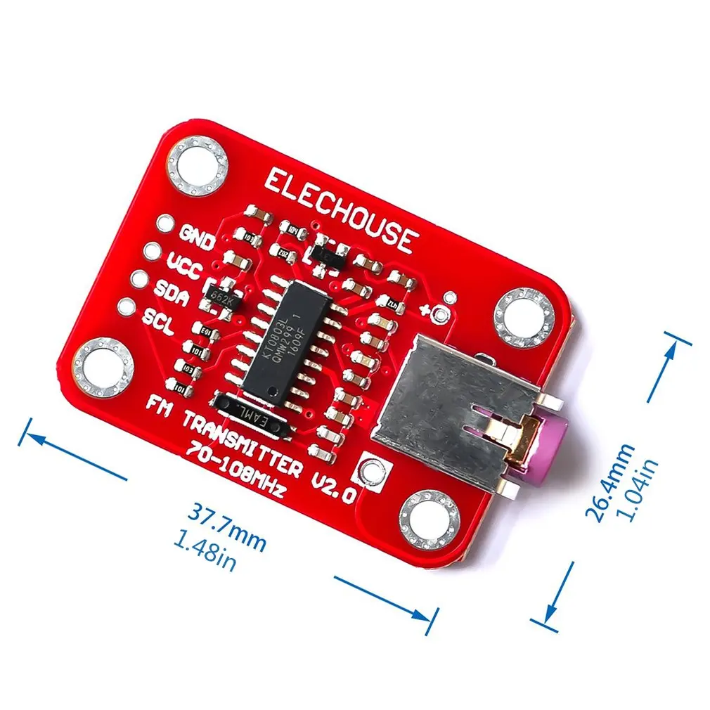 High Quality FM Radio Transmitter Module for UNO R3 radio station transmitter module