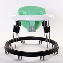 Качественные детские ходунки 6/7-18 месяцев, детские ходунки, многофункциональные, анти-опрокидывающиеся, складные ходунки для малышей