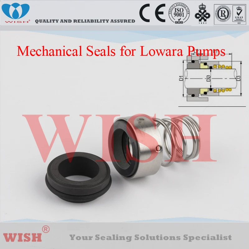 

16MM mechanical seal Tapered Single-Spring Seal,Suit for SV- and SVI- Series Lowara pumps-Vulcan type 135