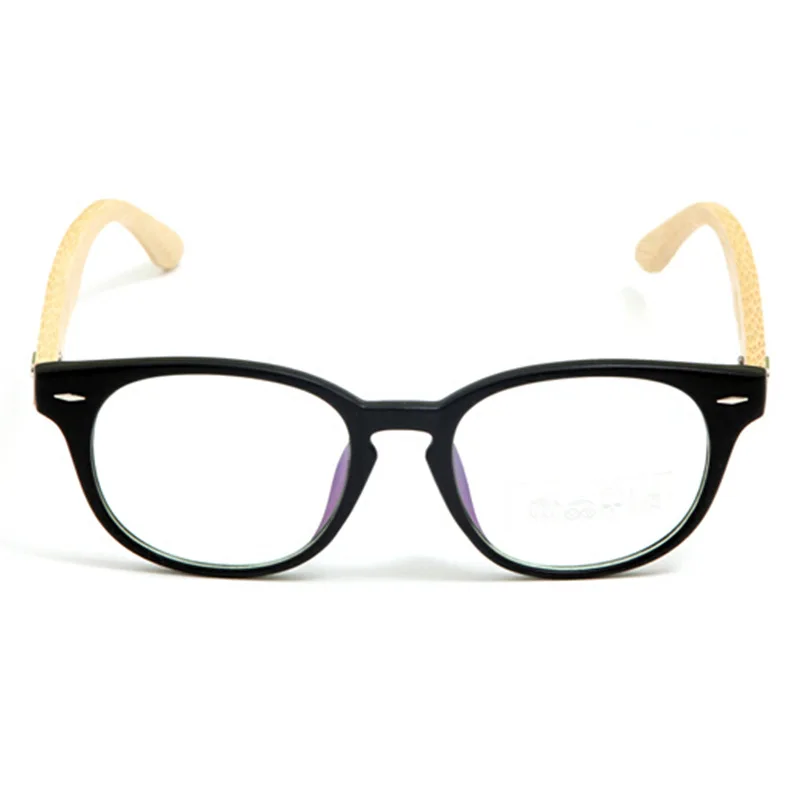 

Any Occasion.Vintage Glassical Glasses Frame Handmade Natural Bamboo Wooden Eyeglasses Frame Round Frame Myopia Eyewear Unisex