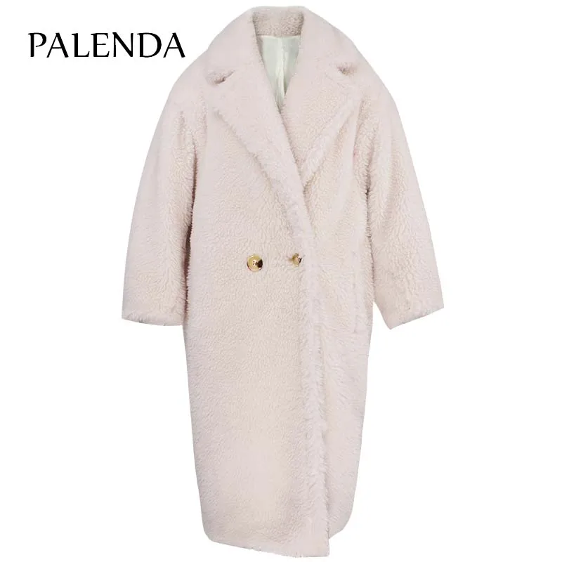 2018 new women winter warm coat faux fur long hair design warm protected female long fur coat fluffy 3 colors S-M size