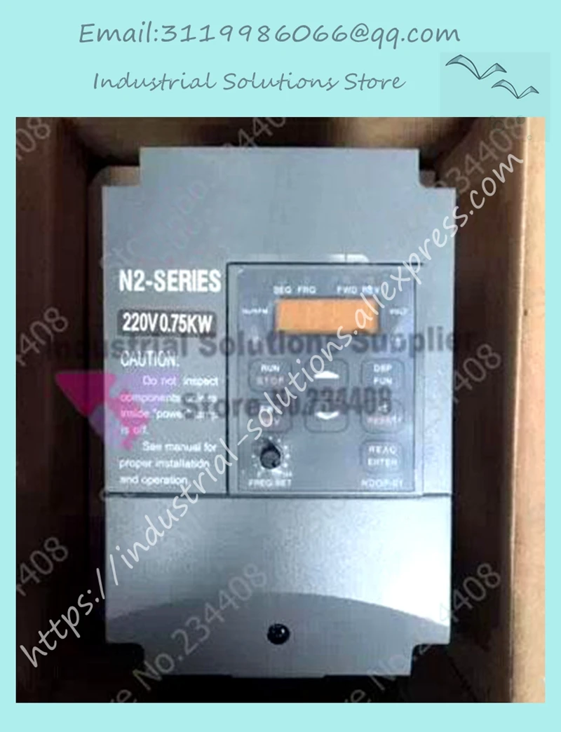 

New Intput 1 3 Ph 220V Output 3 Ph Frequency Converter N2 Series N2-201-H Three General 200~240V 4.5A 0.75KW 1HP 0.1~400Hz
