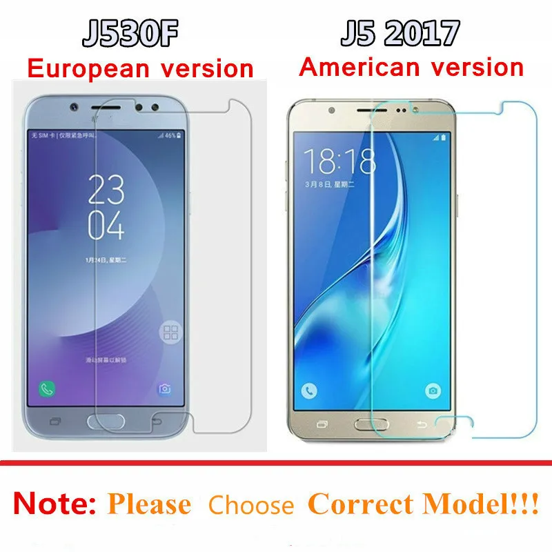 Закаленное стекло 9H 2.5D Arc для Samsung Galaxy J5 2017 2016 Защитная пленка экрана Prime J520 J530