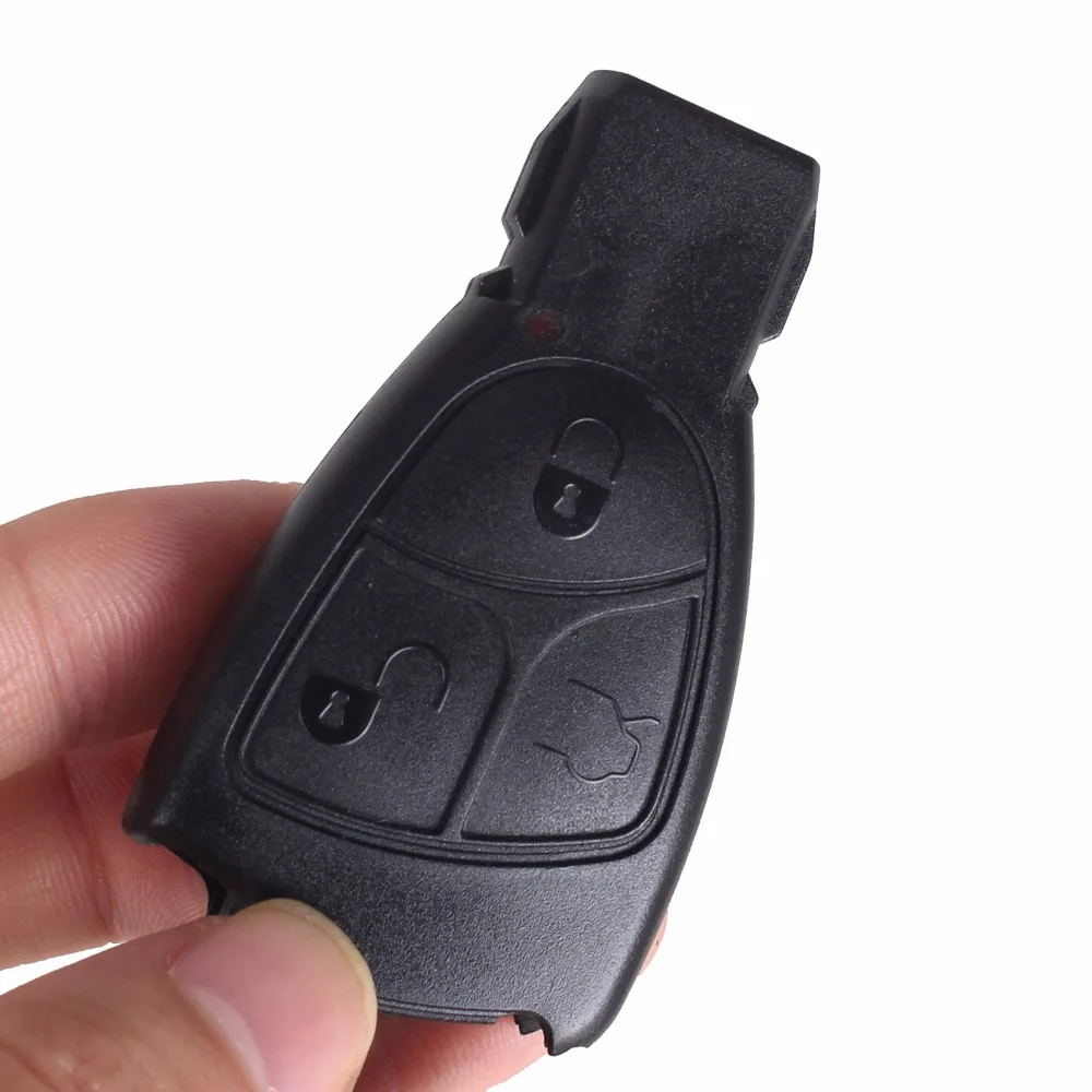 

KEYYOU 10X Rreplacements 3 Buttons Remote Key Fob Case Cover For Mercedes Benz C E ML S CLK CL 3B 3BT