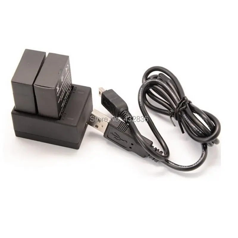 

2* AHDBT-301 AHDBT 301 AHDBT301/201 1600mAh Camera Replacement Battery + Charger For Go Pro Hero 3+ hero 3 go pro accessories