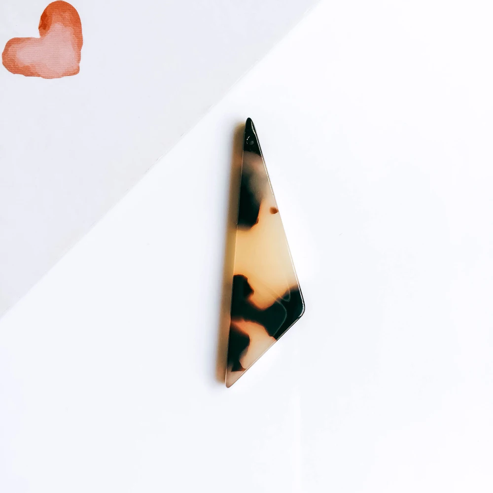 ZEROUP серьги-капли 6 цветов треугольные серьги аксессуары Подвеска, ожерелье, амулеты Diy ручной работы материал 6 шт