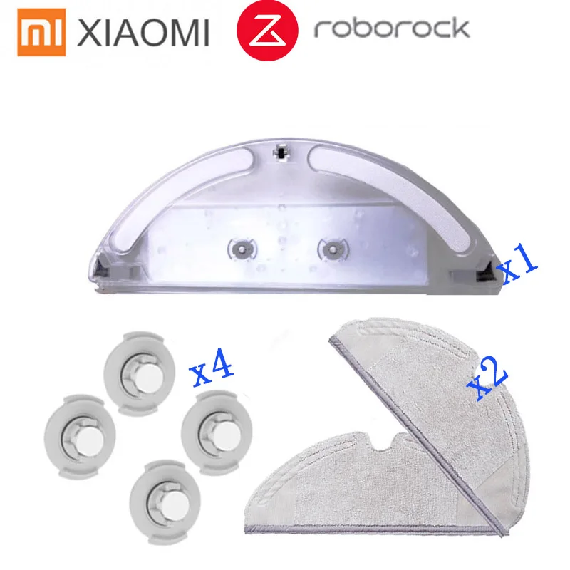 

Spare part water tank for xiaomi roborock s50 robot vacuum cleaner 2 with 1* water tank+4*water tank filter+2*mop cloth