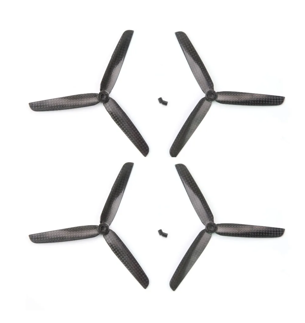 

2pairs 6030 6*3 Carbon Fiber 3-Blade Propeller Prop CW/CCW for QAV250/280 Multirotor Quadcopter RC Drone