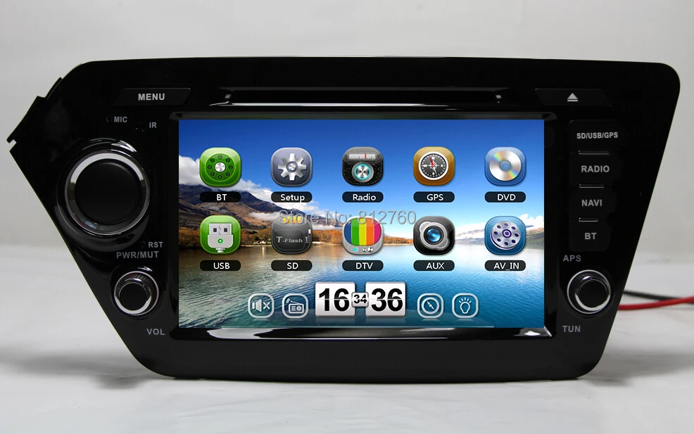 8" Car DVD GPS For KIA RIO 2012 K2 2011 2012 Navigation TV Ipod Radio