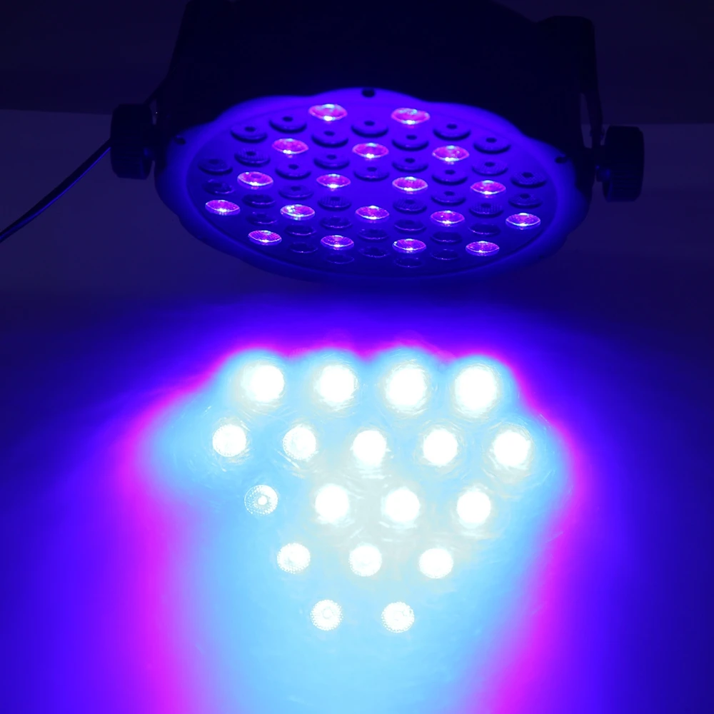 Новый светодиодный сценический свет AC 110 220 V 54x1 Вт Светодиодный софит RGBW DMX512
