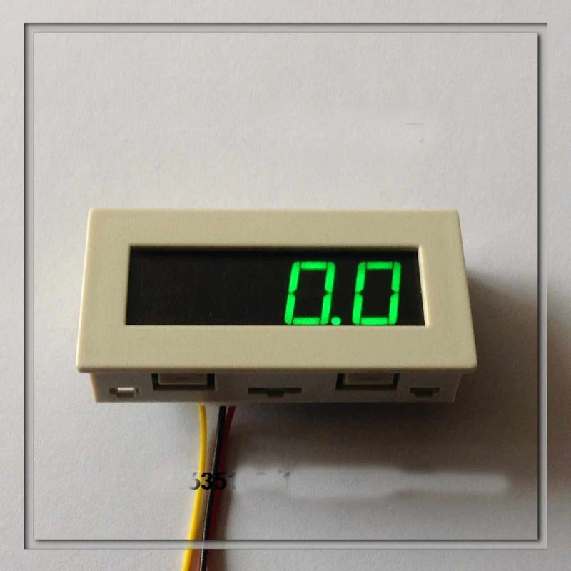 Digital LED Punch Tachometer RPM Speed Panel Meter 9999RPM green for
