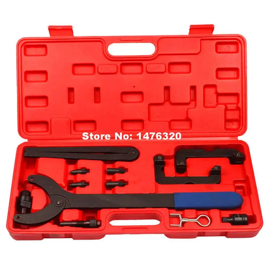 

Car Engine Timing Camshaft Locking Alignment Setting Tool Kit For VW Audi V6 2.0/2.8/3.0T FSI Auto Garage Repair ToolsAT2215