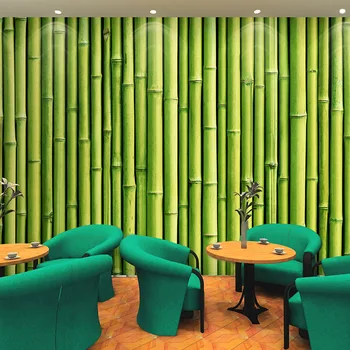 

Large Bamboo Papel Mural 5d Wall Mural Wallpaper for Bar Coffee Office Sofa Background 3D Photo Murals Wall paper